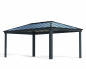 Preview: Palram-Canopia Aluminium Pavillon Dallas 3.6x6.1 12x20 (360x607cm) 6mm HKP